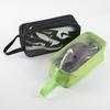 Transparent Double Layer Shoe Storage Bag with Zipper - Dustproof, Multi-Purpose Travel Shoe Cover