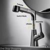 Bathroom Faucet Hot Cold Water Sink Mixer Tap Basin Faucets Washbasin Pull Faucet Copper Lifting Pull Faucet Hot and Cold Water