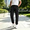 Men's Multi-Pocket Cargo Jogger Pants, Tapered Cuff Casual Sweatpants for Spring and Fall