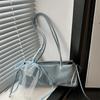 French Elegant Square Bag Korean Bow Decoration Pu High-quality Bag Niche Simple Ballet Style Shoulder Bag New Casual Women Bags