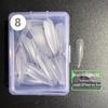 Matte ultradünne spurlos aufklebbare künstliche Nägel mit optionalen Nachfüllpackungen, doppelt verwendbar als vollständige oder halbe Aufkleber, kein Polieren erforderlich