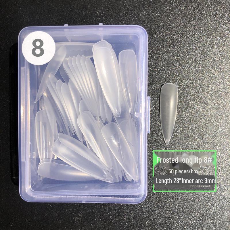 Matte ultradünne spurlos aufklebbare künstliche Nägel mit optionalen Nachfüllpackungen, doppelt verwendbar als vollständige oder halbe Aufkleber, kein Polieren erforderlich