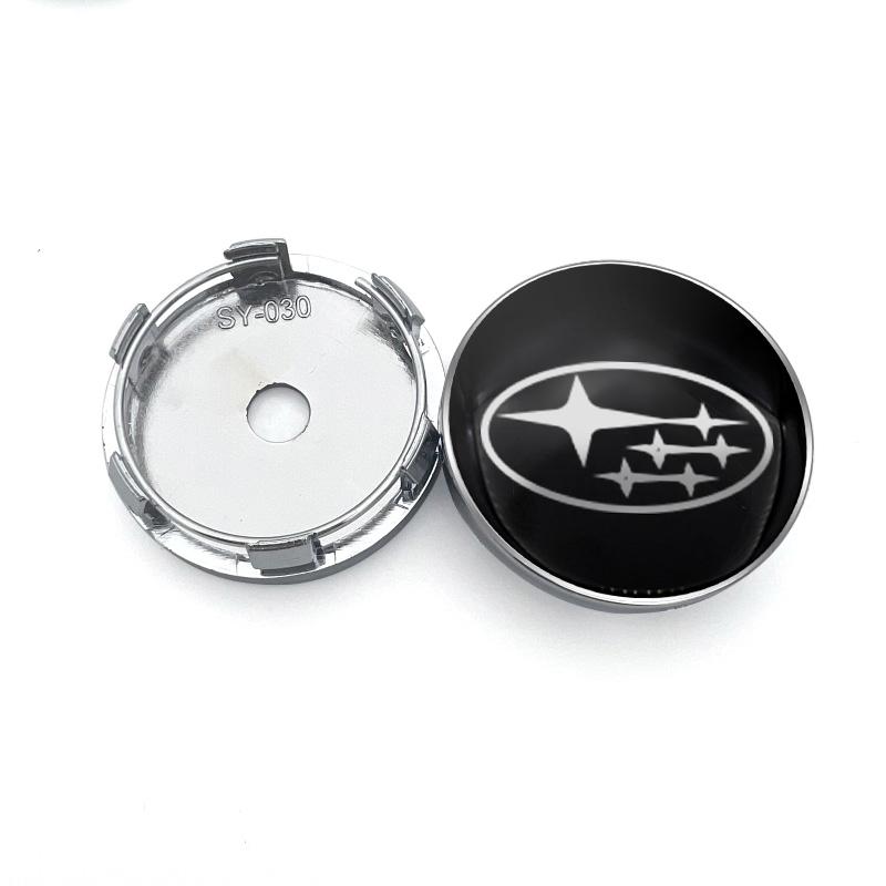 Car wheel hub emblem - Auto parts for vehicles For Subaru Forester impreza Outback Legacy Tribecacar WRC XV Car Accessories X1