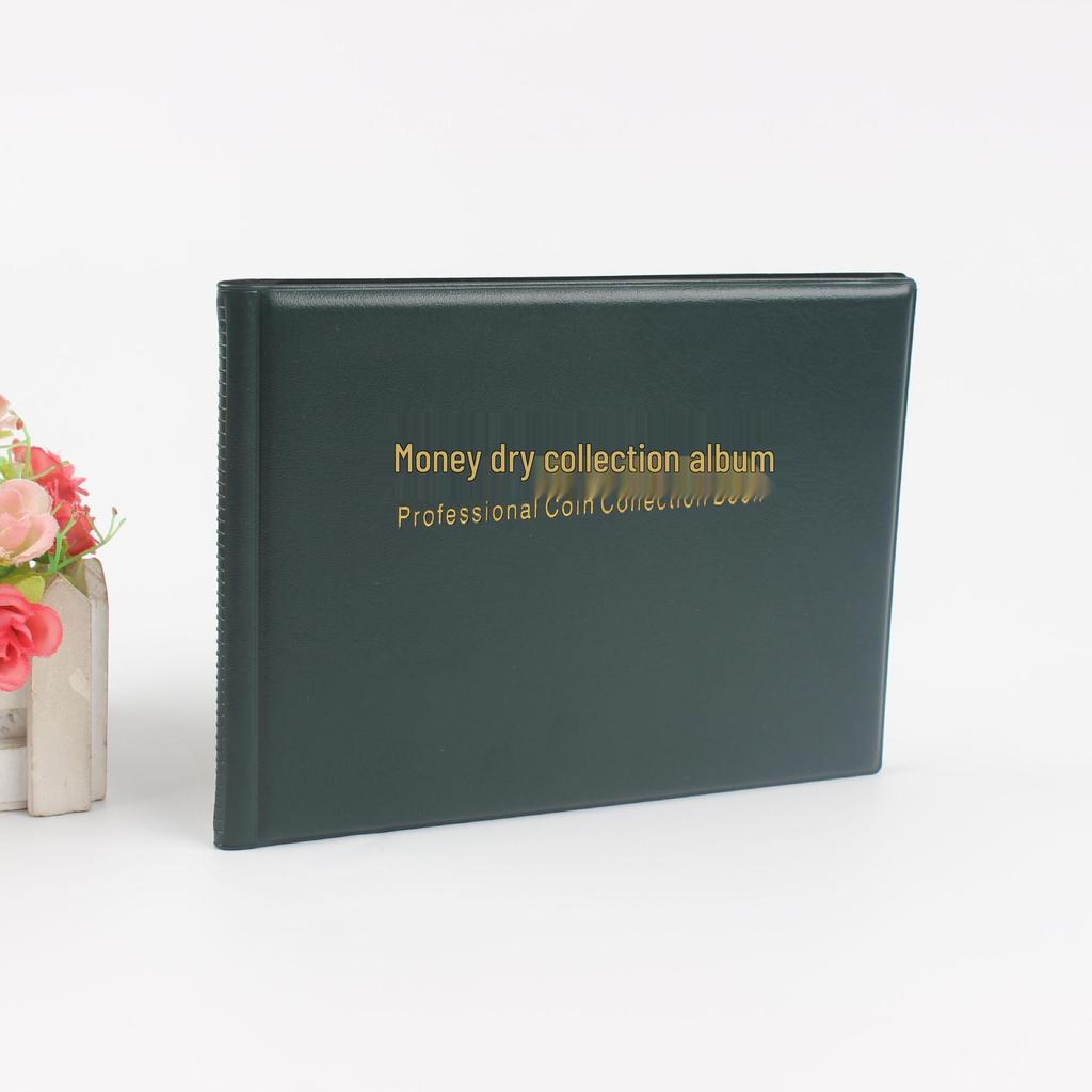 180-Pocket Coin Collection and Storage Album for Commemorative, Ancient, and Copper Coins