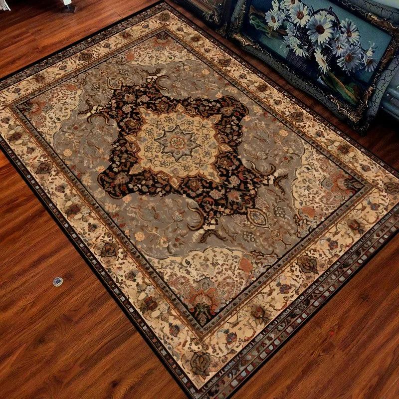 

VIKAMA Марокканский этнический стиль Искусственный кашемир Ковер для гостиной под кофейный столик Большой ковер для спальни Винтажный богемный Прикроватные коврики 40x60cm 16x24inch