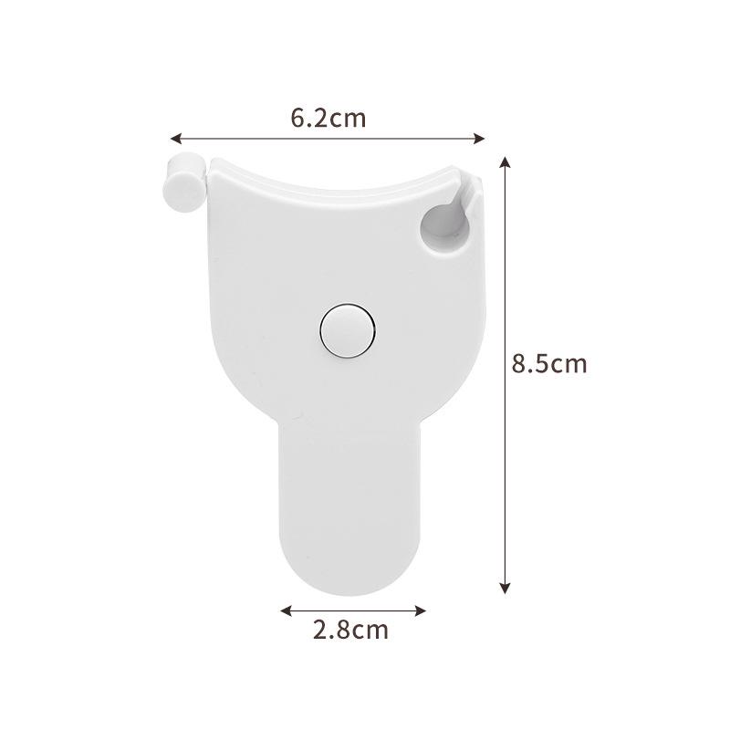 1,5-метровая двусторонняя мини-рулетка для измерений тела - Мягкая портновская линейка для талии, груди и бедер
