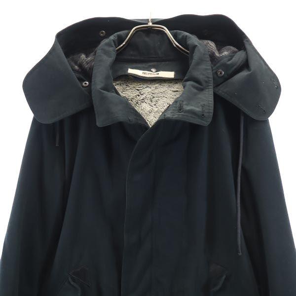 FACTOTUM With liner Mod coat 46 black Men's Used