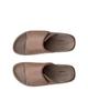 ECCO Cosmo PF Damen Puffy Puff Sandalen aus echtem Leder, 20668301674, Taupe, Größe 24,5 cm, 3E