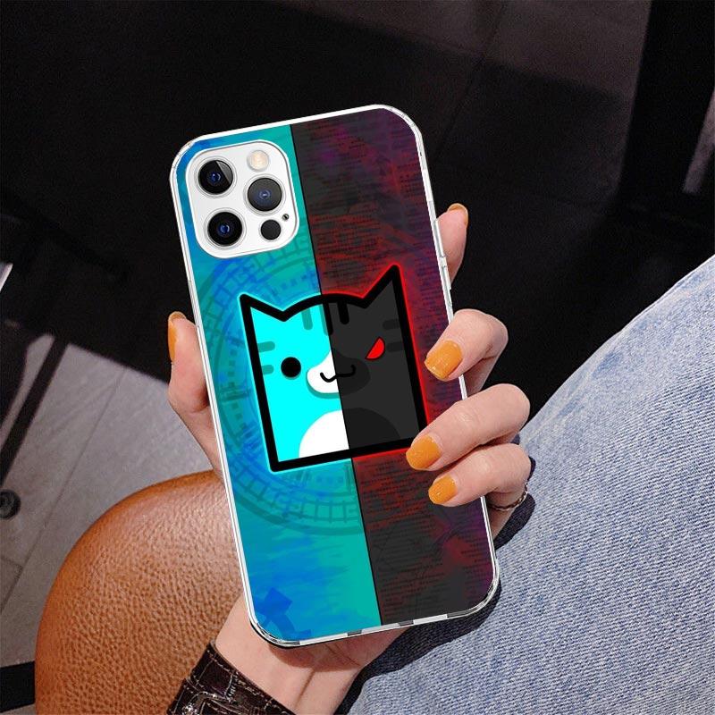 Capa de Celular Jogo Geometry Dash Para iPhone 17 Air 16 Pro Max 16E 15 + 14 Plus 11 12 13 Mini 7 8 SE Capa com Impressão de Presente Fundas 16 Pro