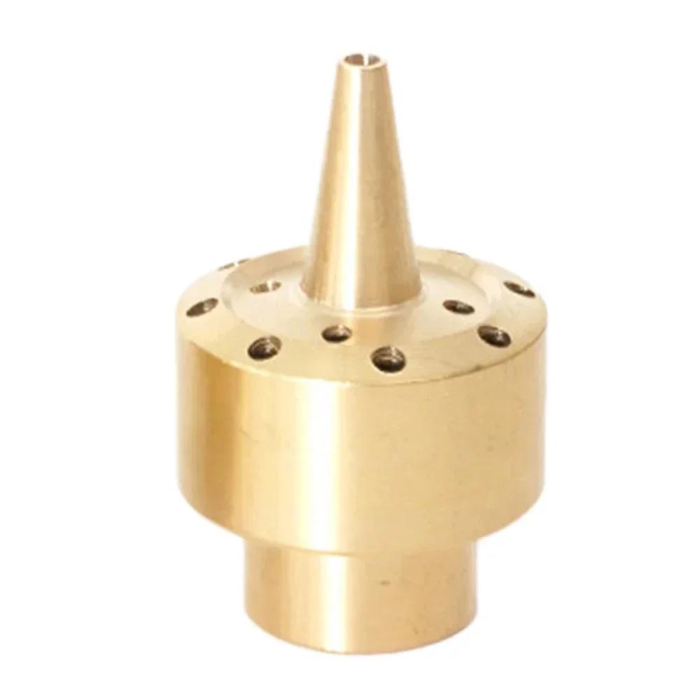 

Фонтанная насадка для сада, водного ландшафта, фонтанная насадка для двора, 1/2 3/4 1 дюйм, садовый декоративный фонтан, полностью медная насадка