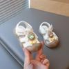 New Boys Beach Shoes Girls Baby Anti-kick Sandals Children's Toddler Shoes Summer Soft-soled Lantern Sandals