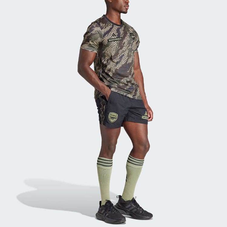 Adidas x Maharishi Arsenal Soccer Ball Shorts Men's Black IN4751