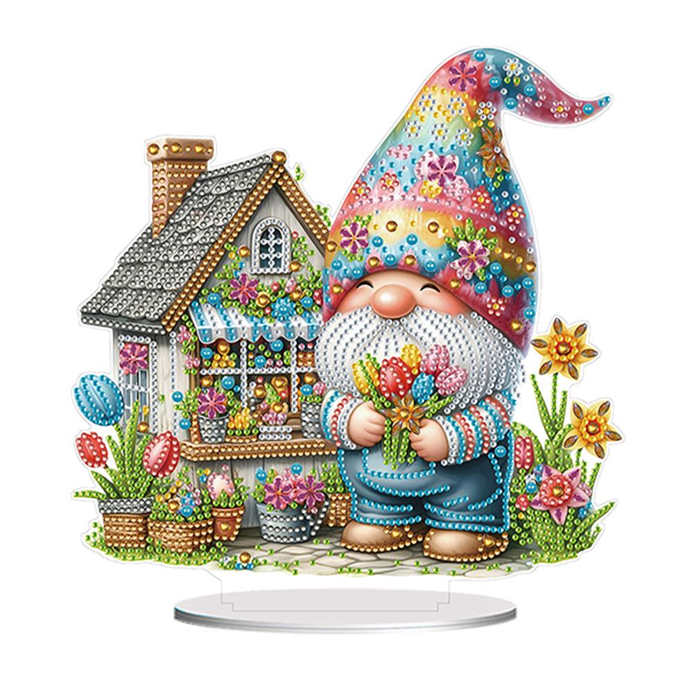 

Acrylic Special Shape Easter Lamb Diamond Painting Tabletop Ornaments Kit Diamond Painting Desktop Decors for Home Office Decor