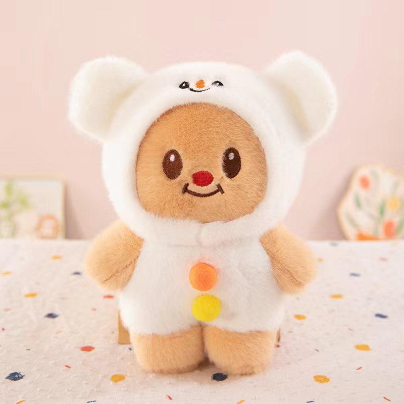 Premium Eight-inch Claw Machine Plush Toy Wedding Throwing Bear Doll Floor Push Event Gift