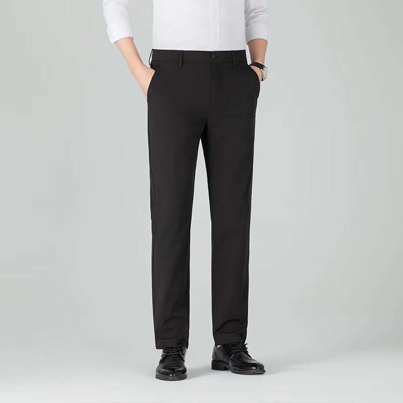 Yalu Men's Business Casual Drape Elastic Trousers