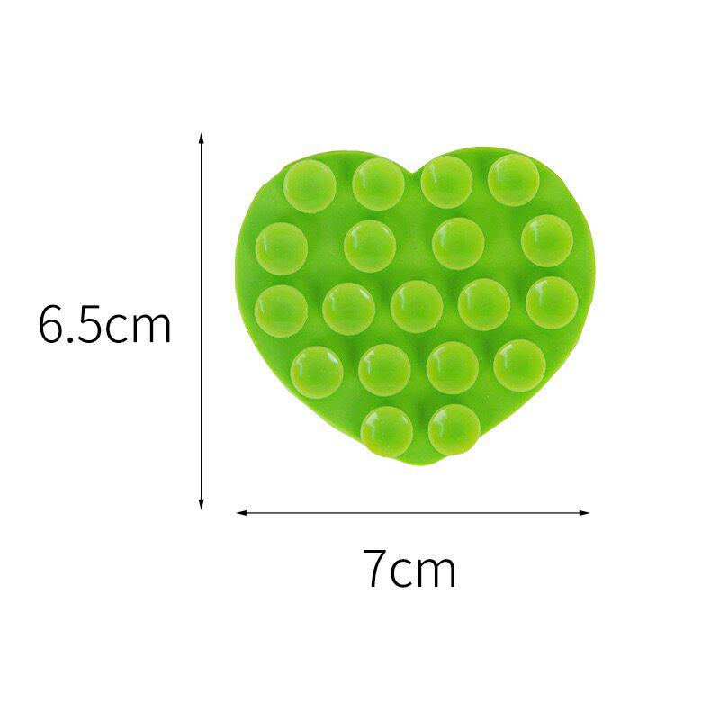 1Pc Backed Adhesive Sucker Pad For Fixed Pad Double Side Silicone Suction Pad For Mobile Phone Fixture Suction Cup