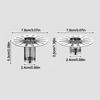 New Self-draining Floor Drain Core Anti-Odor Anti-Clog Floor Drain Filter Mesh Shower Drain Stopper Universal