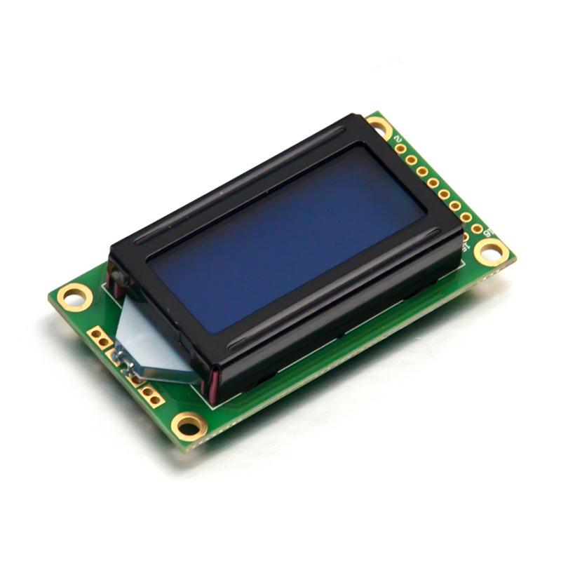 5V Blue-Yellow Monochrome LCD Dot Matrix Character COB Screen.