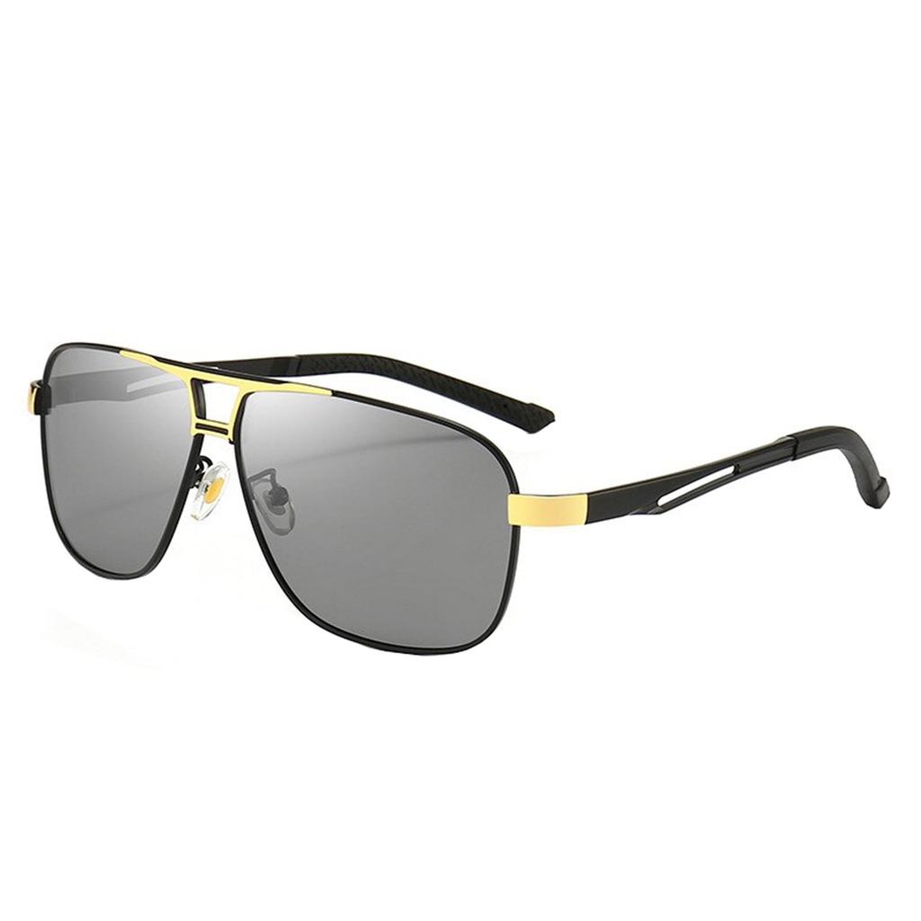 Men's Polarized Sunglasses Metal Frame Vintage Style Classic Aviator Design UV Protection Lightweight Durable