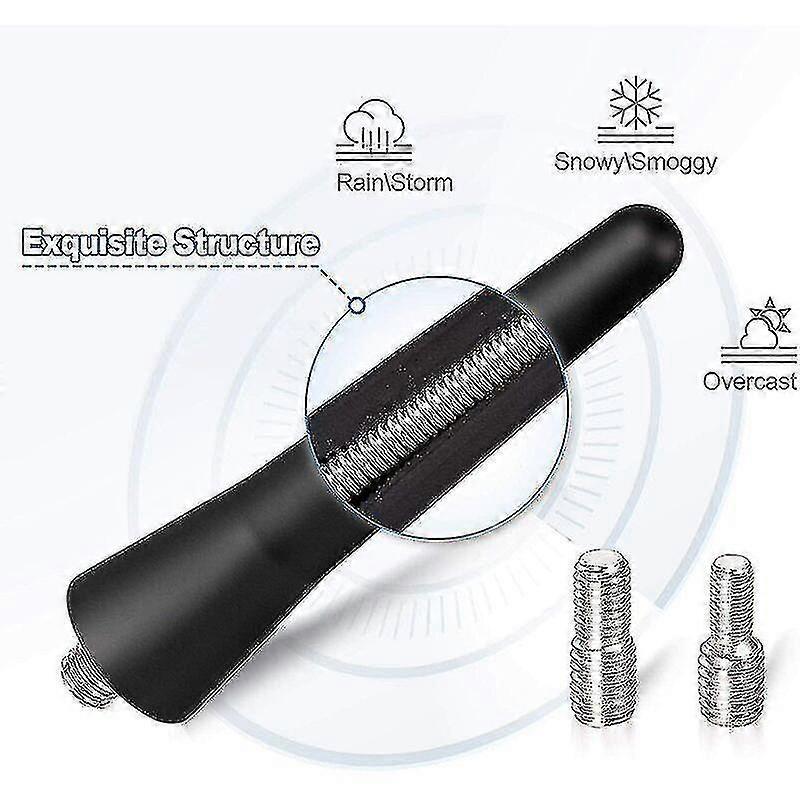 Car Radio Antenna 6.5cm Short Mini Car Antenna, Car FM Dab Antenna with powerful FM/AM/DAB reception - chuan