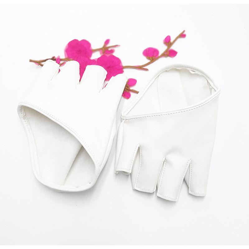 

Кос Тонкий Полый Черно-белое Фото Красивый Половина Пальца White One size