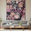 Dolly Parton Portrait Tapestry Wall Hanging, Country Music Legend Poster, Retro Wall Decor for Bedroom Living Room Dorm