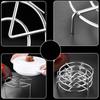 Stainless Steel Round Pot Steamer Rack Dumplings Steaming Tray Tableware Stand for Kitchen Cooking Accessories