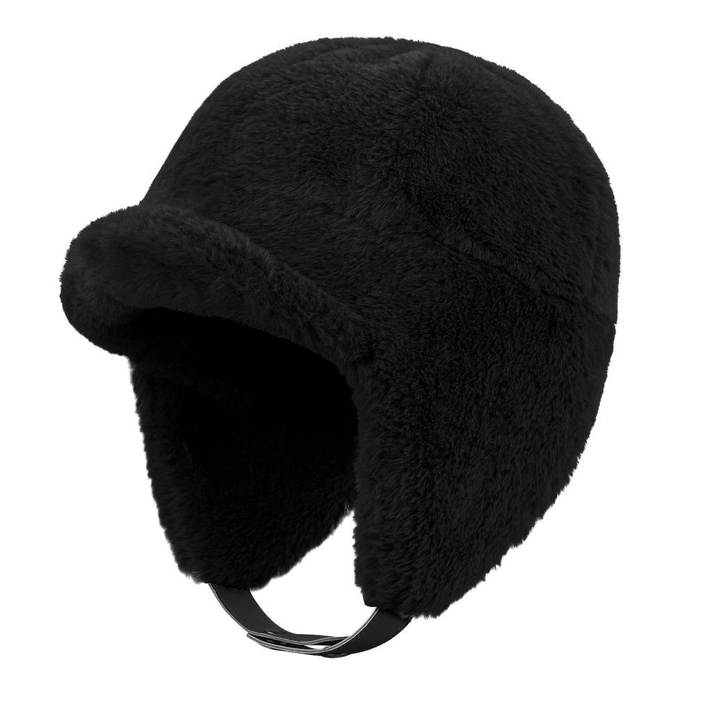 Croogo Pilot Cap with Ear Cold and Perfect for Russian Cute Flight Perfect for Shoveling and Outdoor Men and Women Flaps, Windproof, Winter, Hat,
