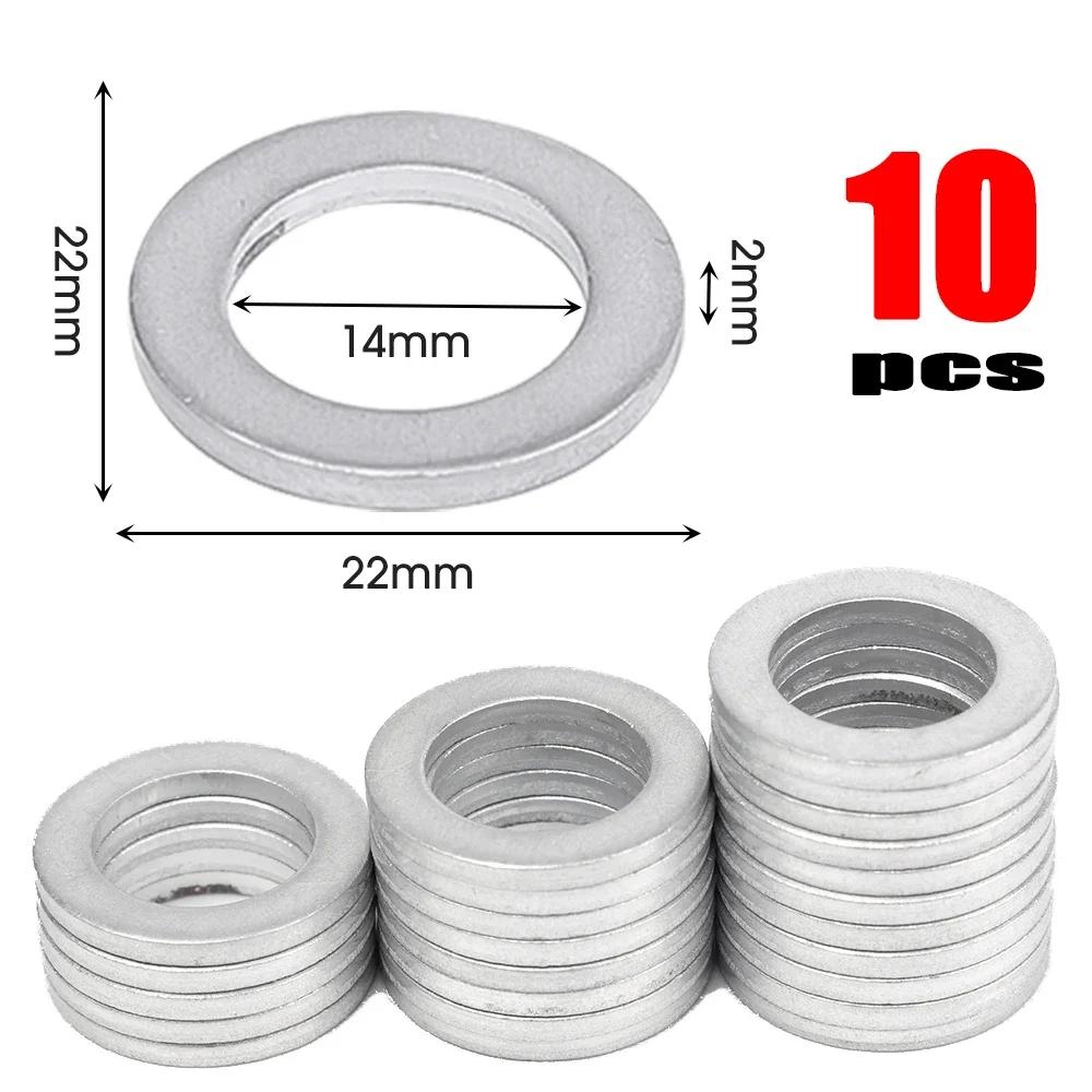 

Прокладки сливной пробки моторного масла 14 мм для большинства Kia Hyundai 2151323001 21513 23001 21513-23001 Изнашиваемая деталь Автомобильный аксессуар