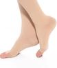 Level 2 Medical Compression Open-Toe Long Leg Sleeves - High Elastic, Slimming, Blood Circulation Support Socks.