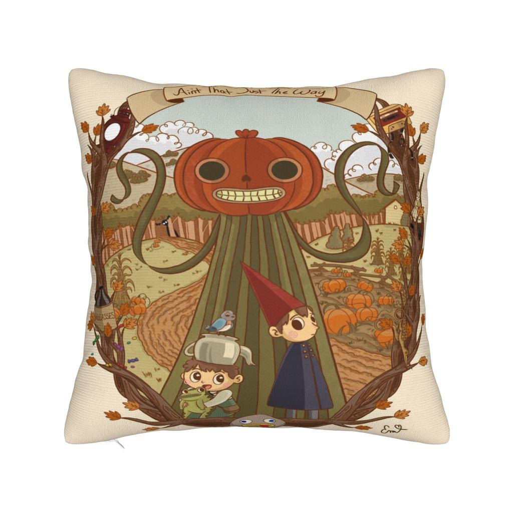 Over the Garden Wall Pillow Case  Kawaii Pillow Cover Graphic Pillowcases For Living Room Sofa