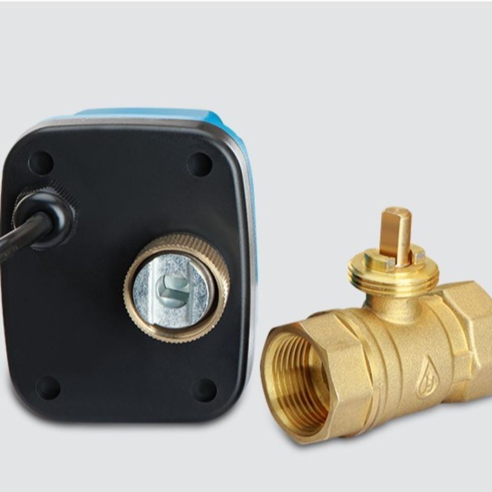 Robinet cu bilă electric cu 2 căi durabil Normal Închis Solenoid cu o comandă cu două fire DN50 DC12V-24V AC220V Robinet cu bilă motorizat