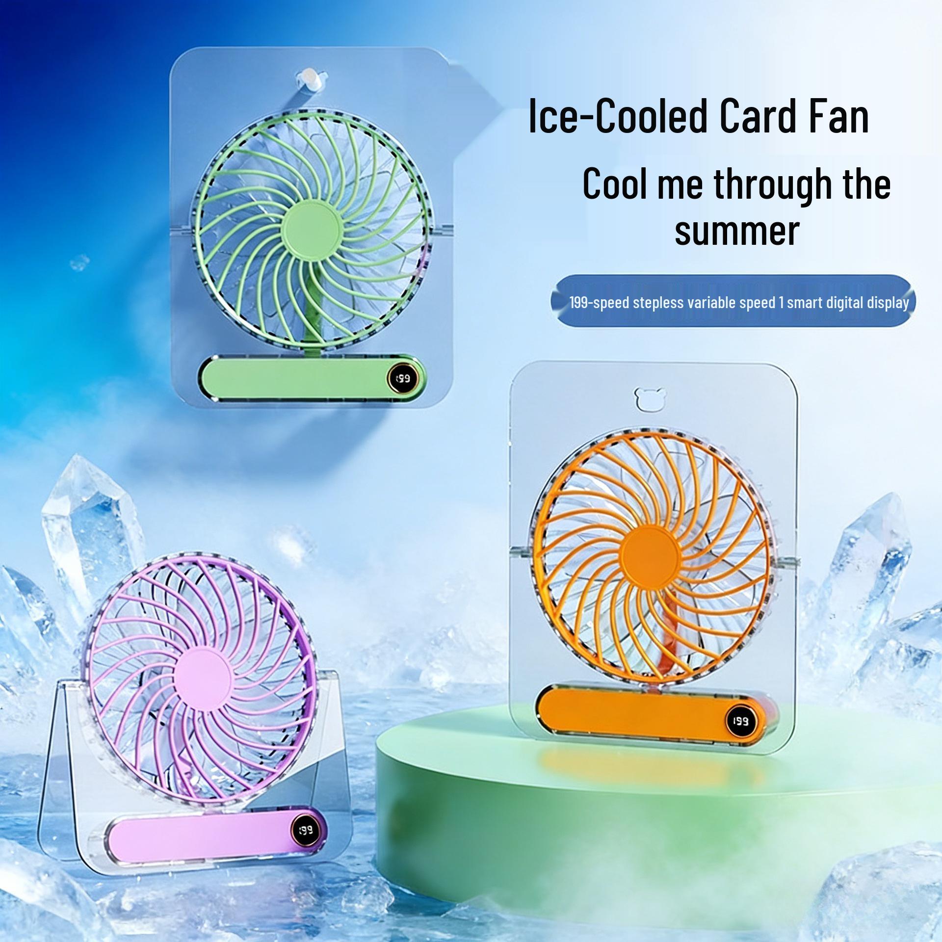 

Portable Mini Handheld Fan with Long Battery Life and High-Quality Design Glossy Purple