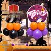 Halloween Balloon Column Decorations: Shopping Mall Atmosphere Sign & Photo Props