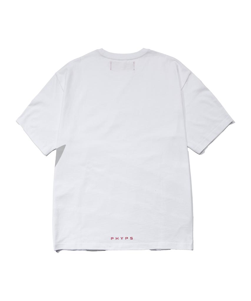 PHYPS MOTORCYCLE Big Wing Logo T-Shirt White