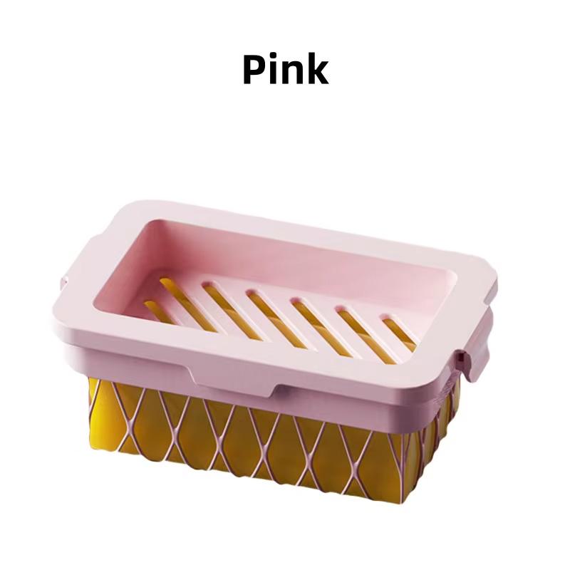 

Multi-Purpose Mesh Soap Foaming Box Soap bubbles Anti-Mold Double-Layer for Bathroom Hanging Anti-Slip Soap Holder Accessories розовый