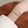 Dibo S925 Sterling Silver Clavicle Chain Bracelet for Women – Simple Light Luxury Jewelry.