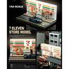 1:64 Scale Architectural Diorama Model with USB Lights, Store, Street, and Driveway, for Educational, DIY Decor, and Hobby Development (Convenience St