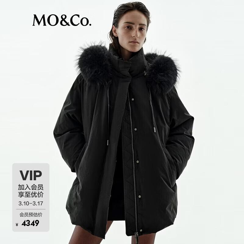 MO&Co. Detachable Hood Goose Down Jacket