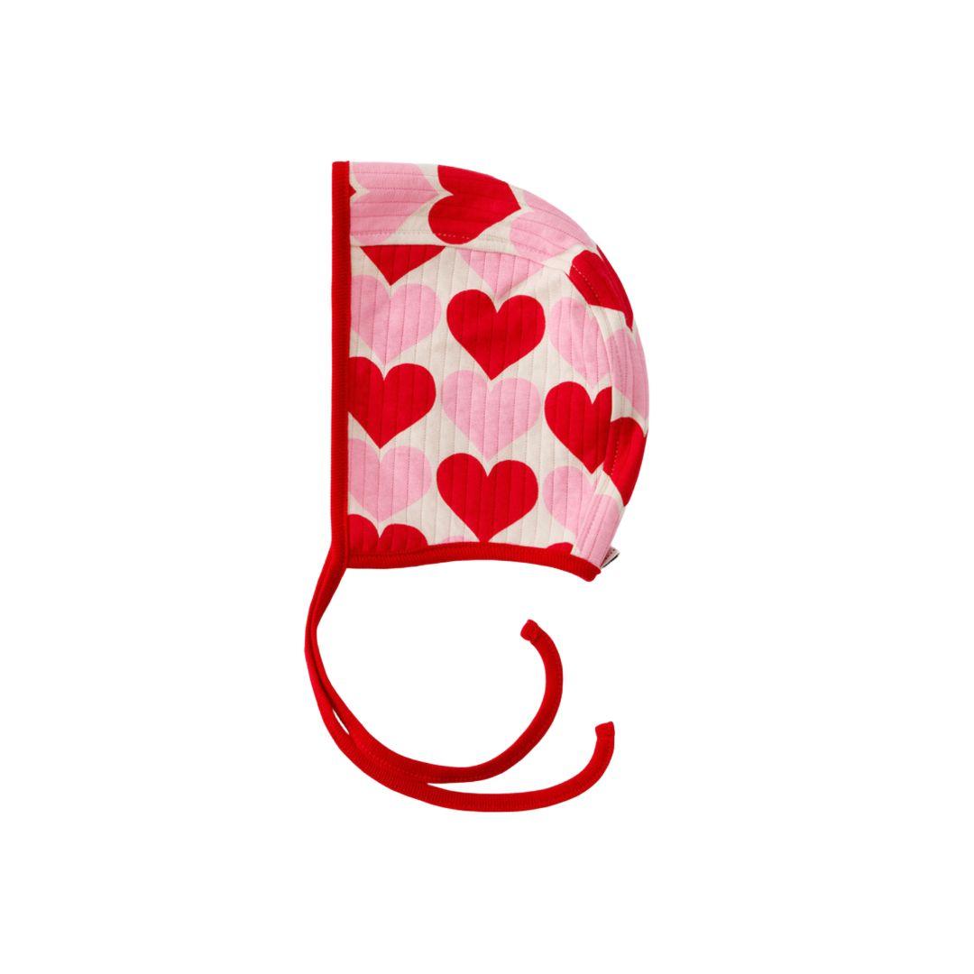 Echond Heart Bonnet – Pink