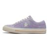 Converse One Star series Comfortable Low-top Canvas Shoes Unisex Lilac Color