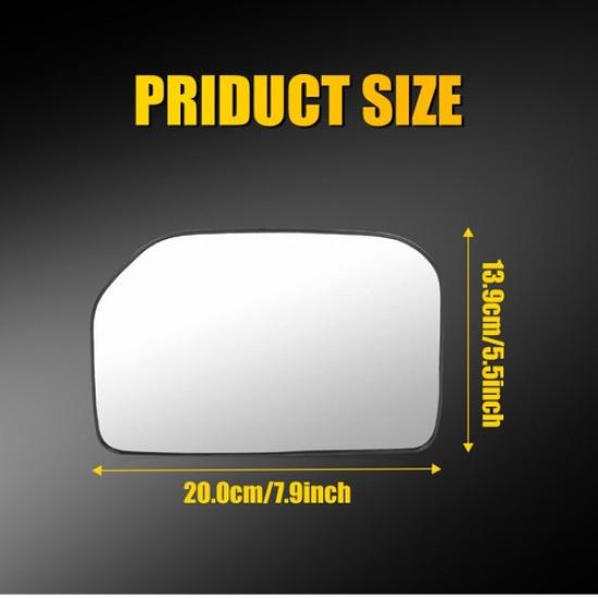 Heated Outer Mirror Glass Left Side For Toyota FJ Cruiser 2007-2014 TO1324161