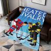 Vintage TV series h-heated rivalry Shane Ilya Flannel soft warm plush blanket sofa living room pet hogar bed home Car portable