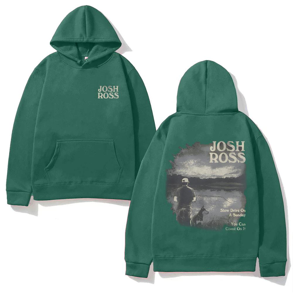 Josh Ross 2025 Tour Hoodie Same As High Quality with Pocket Sweatshirt Long-sleeved Simplicity Pullover