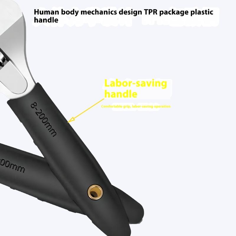 Multifunctional Adjustable Wrench Tool Multipurpose Pipe Wrench Wrench Suitable for Car Maintenance Household Tool