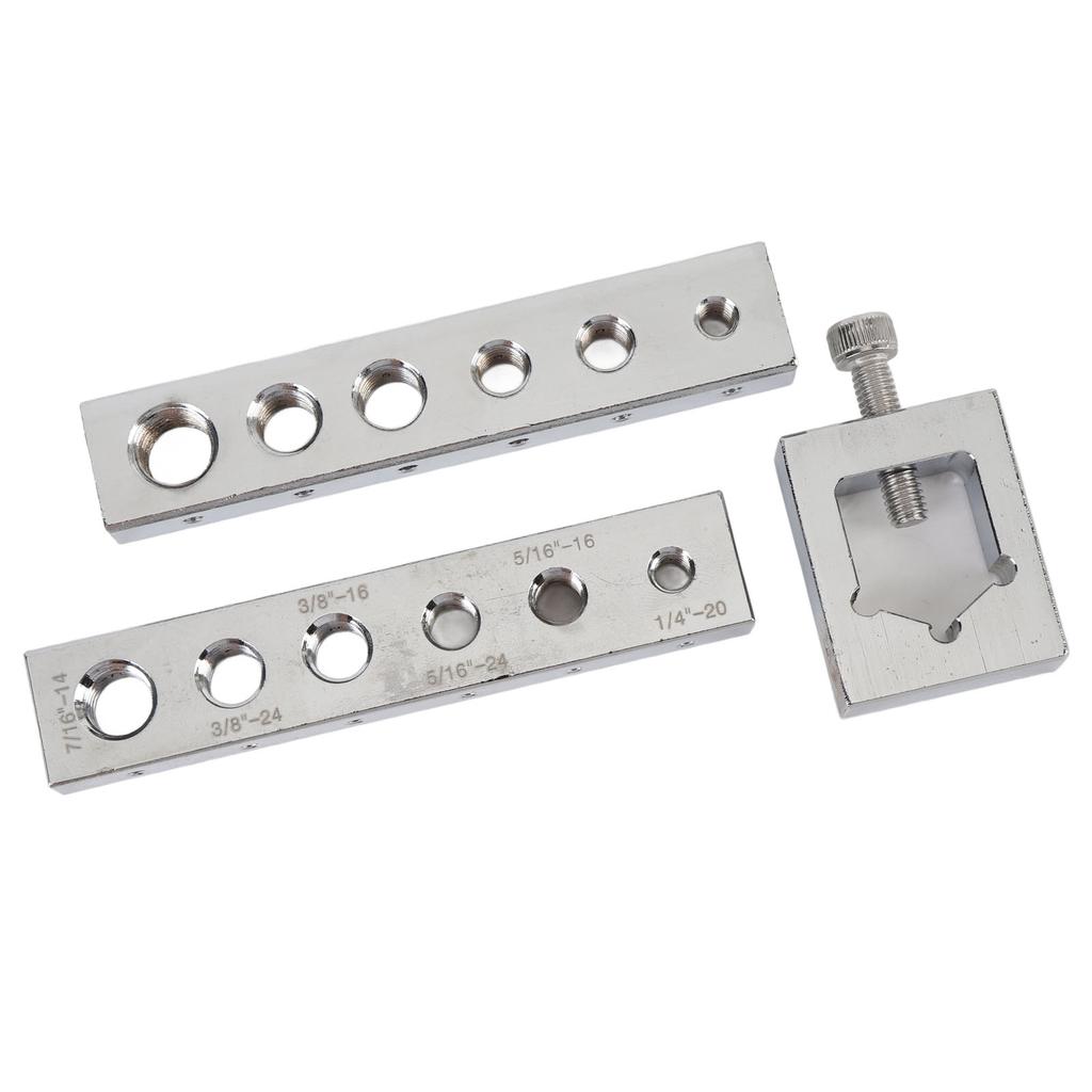 Safety Wire Drill Guide Set Carbon Steel High Hardness Metric Bolt Drill Jig Tool Safety Drill