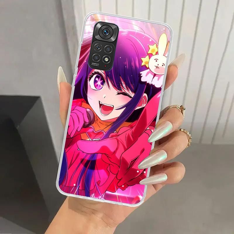 Japan Anime Oshi No Ko Phone Case for Xiaomi Redmi Note 15 14 14S 13 12S 12 Pro 11S 11 Plus 11T 11E 10S Soft Funda Print Shell R