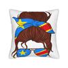 Republic Of Congo Congolese Flag Pillow Covers Printed Cushion Cover Decoration Pillow Case Cover Living Room Multi Size