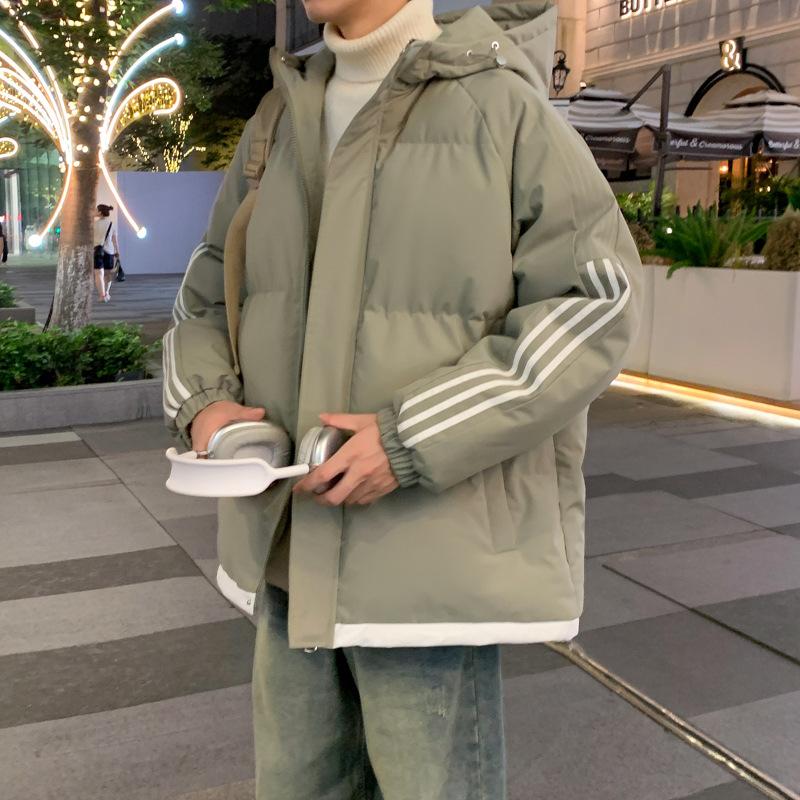 

Мужская свободная повседневная хлопковая куртка длинная до бедер Теплое зимнее повседневное пальто 4XL