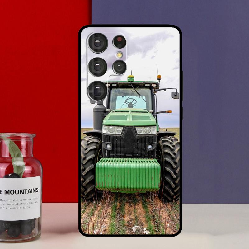 Farm Vehicle Tractor Funda Case For Samsung Galaxy S25 Ultra S9 S10 S20 FE S21 S22 S23 Plus S24 Ultra Phone Cover